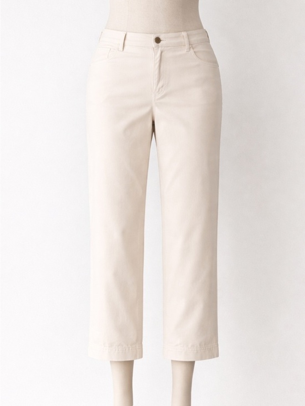 Columbia Capri Pants Women 12 White Cotton Utility Hiking Outdoor Cropped Casual